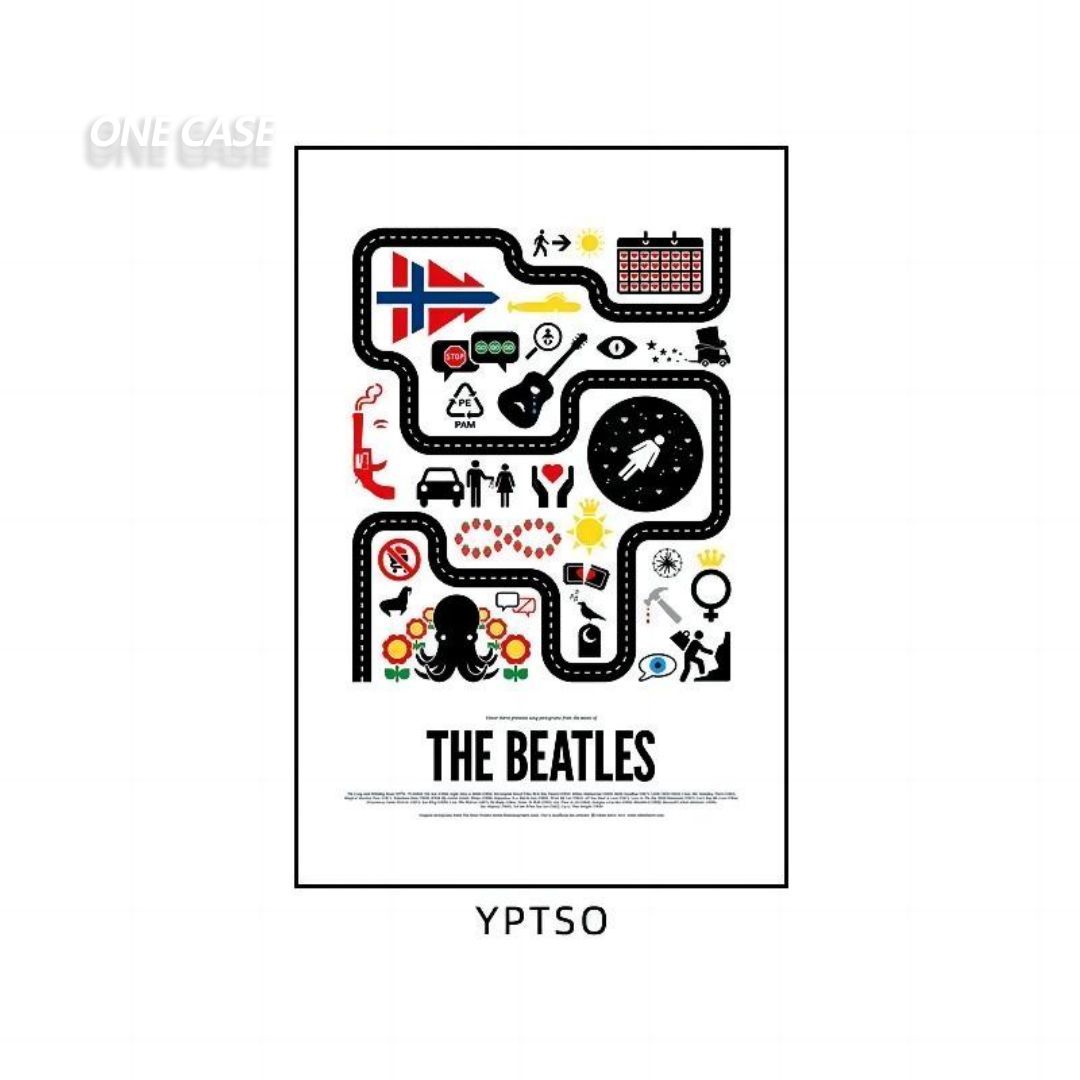 The Beatles Decorative Painting Art Poster Hanging Painting Rock Music Studio Mural-ONECASE.STUDIO