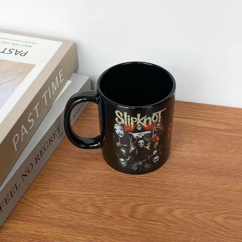 Slipknot Retro Rock Band Peripheral Mugs Coffee Cup Collectible Porcelain Cup