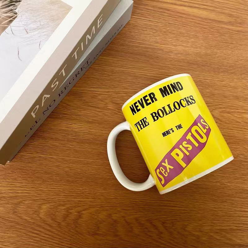 Sex Pistols Retro Rock Band Peripheral Mugs Coffee Cup Collectible Porcelain Cup