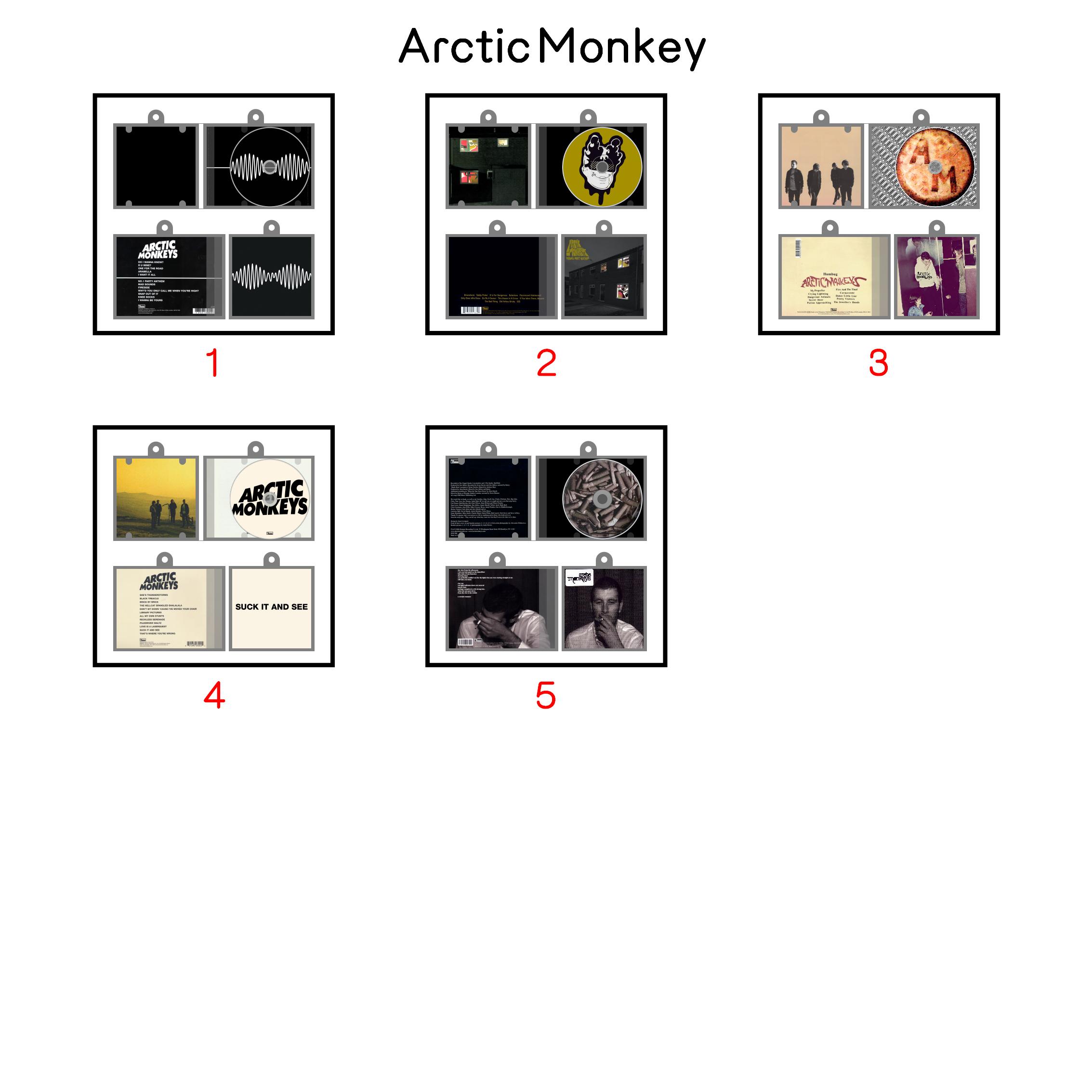Arctic Monkey Mini NFC Album Keychain CD Music Keychain Pendant Customized Mini Vinyl Album 