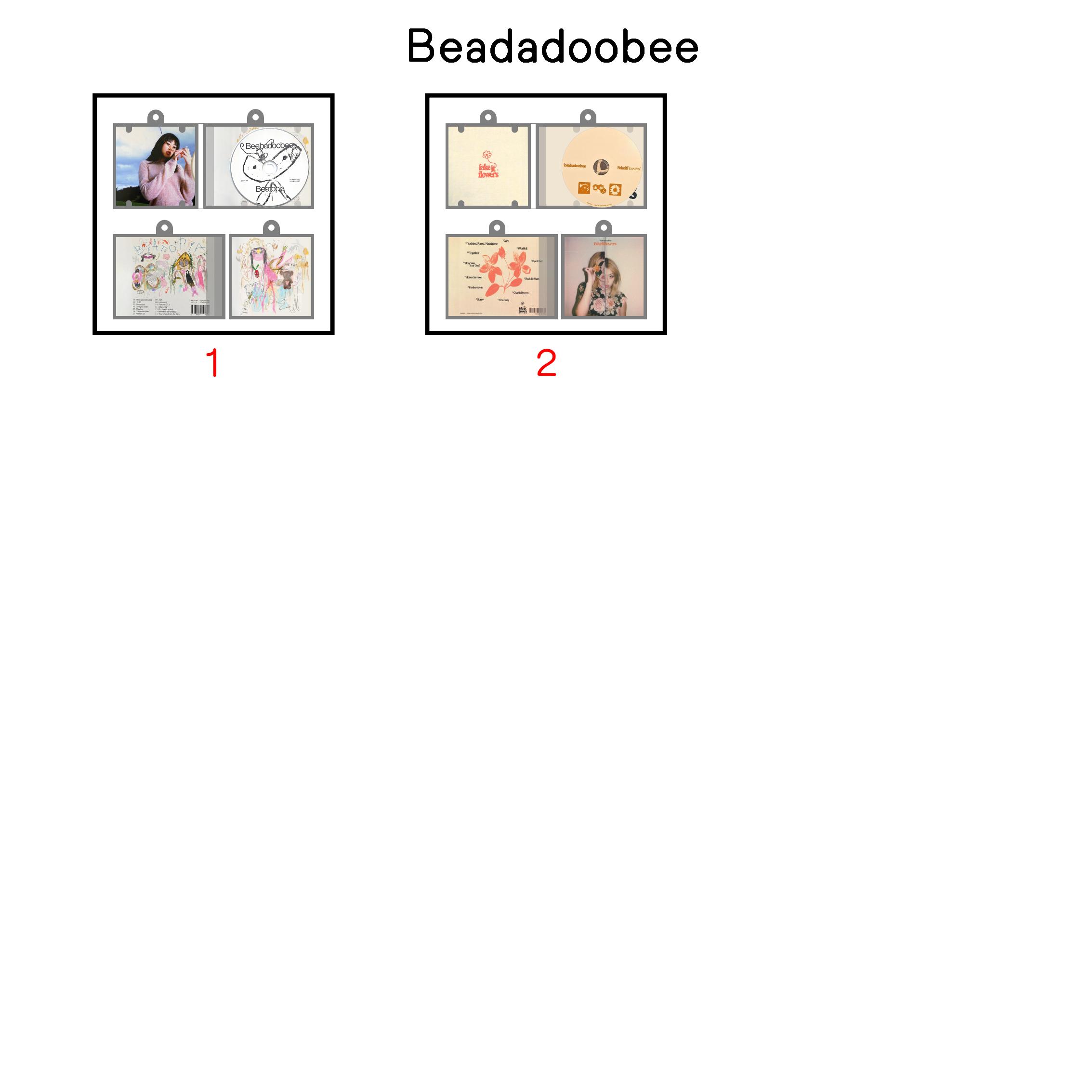 Beadadoobee Mini NFC Album Keychain CD Music Keychain Pendant Customized Mini 