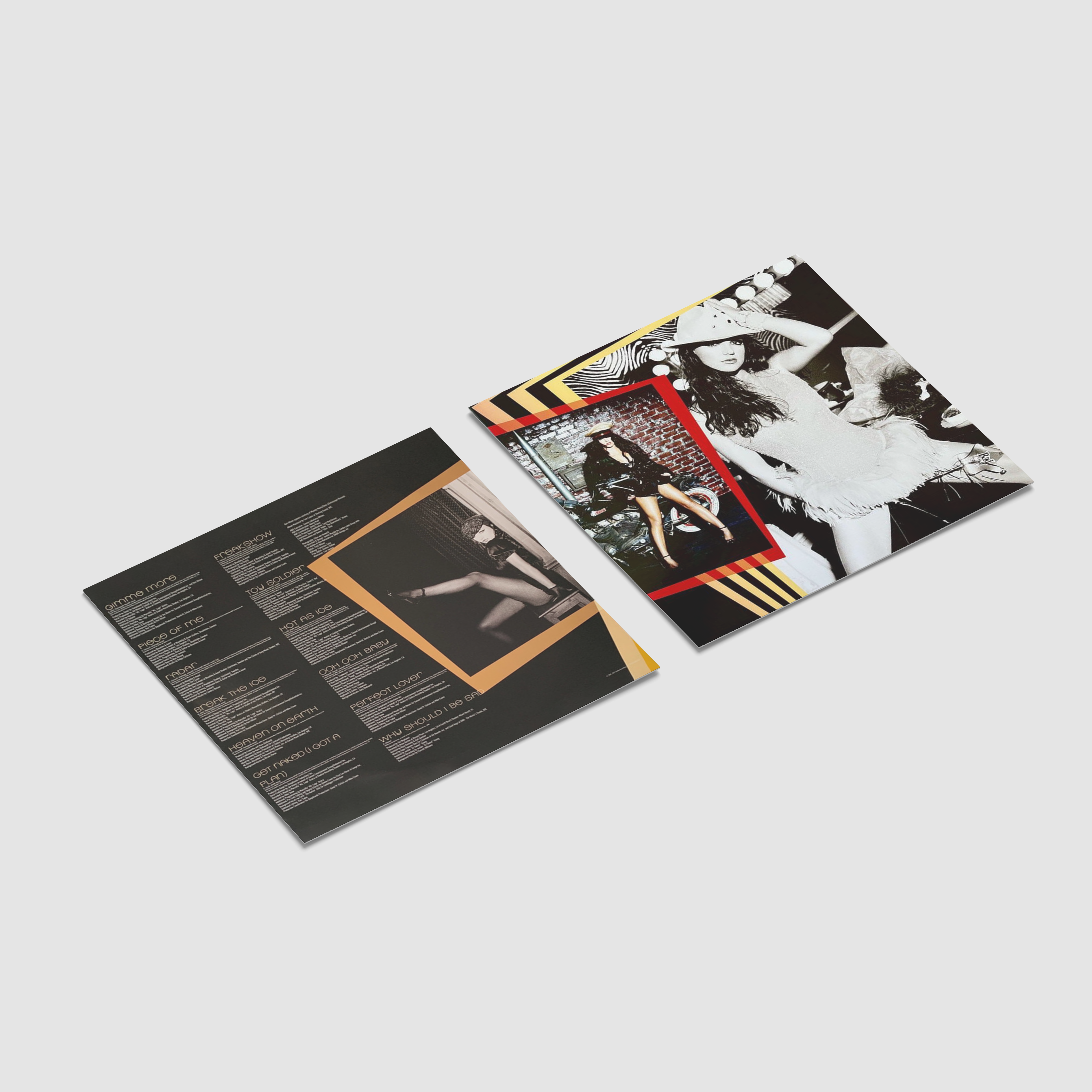 [Black out] Britney Spears Handmade Mini Vinyl Album Set All Albums Customised Gift 