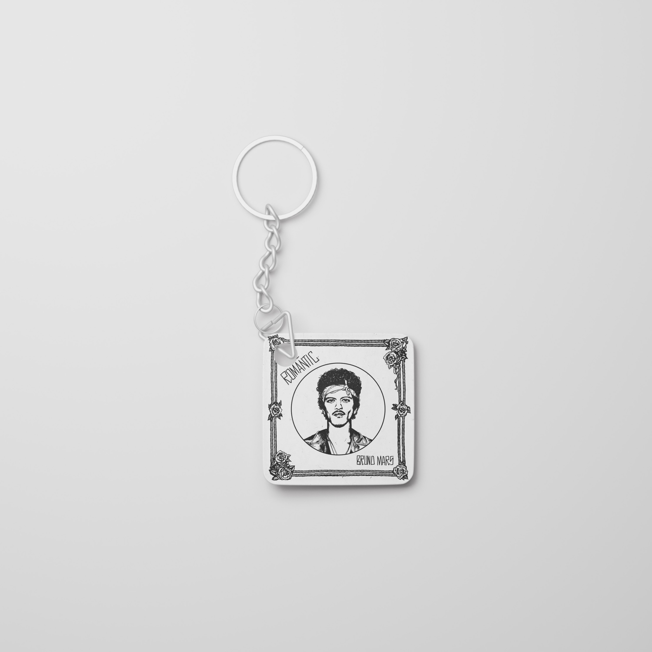 Bruno Mars Album Mini Keychain Peripheral Accessories