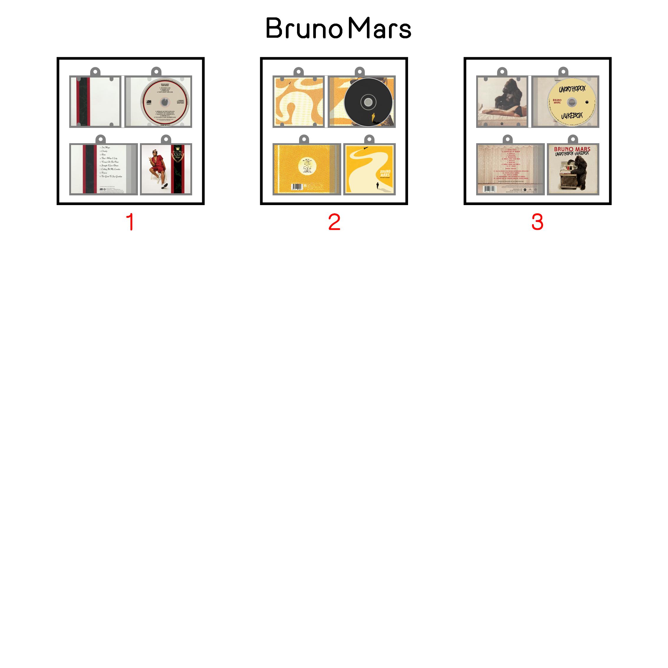 Bruno Mars Mini NFC Album Keychain CD Music Keychain Pendant Customized Mini 