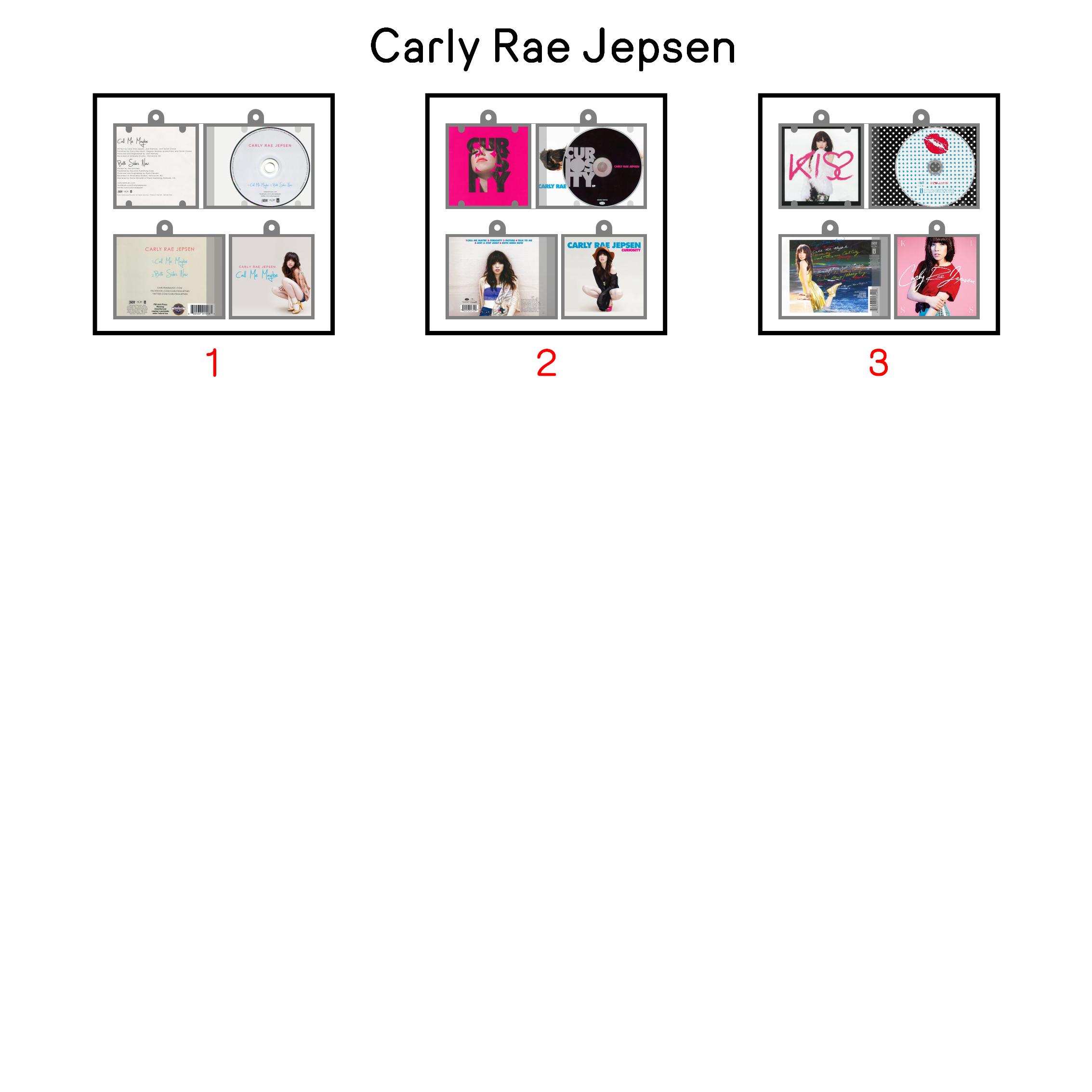 Carly Rae Japsen  Mini NFC Album Keychain CD Music Keychain Pendant Customized Mini Vinyl Album 