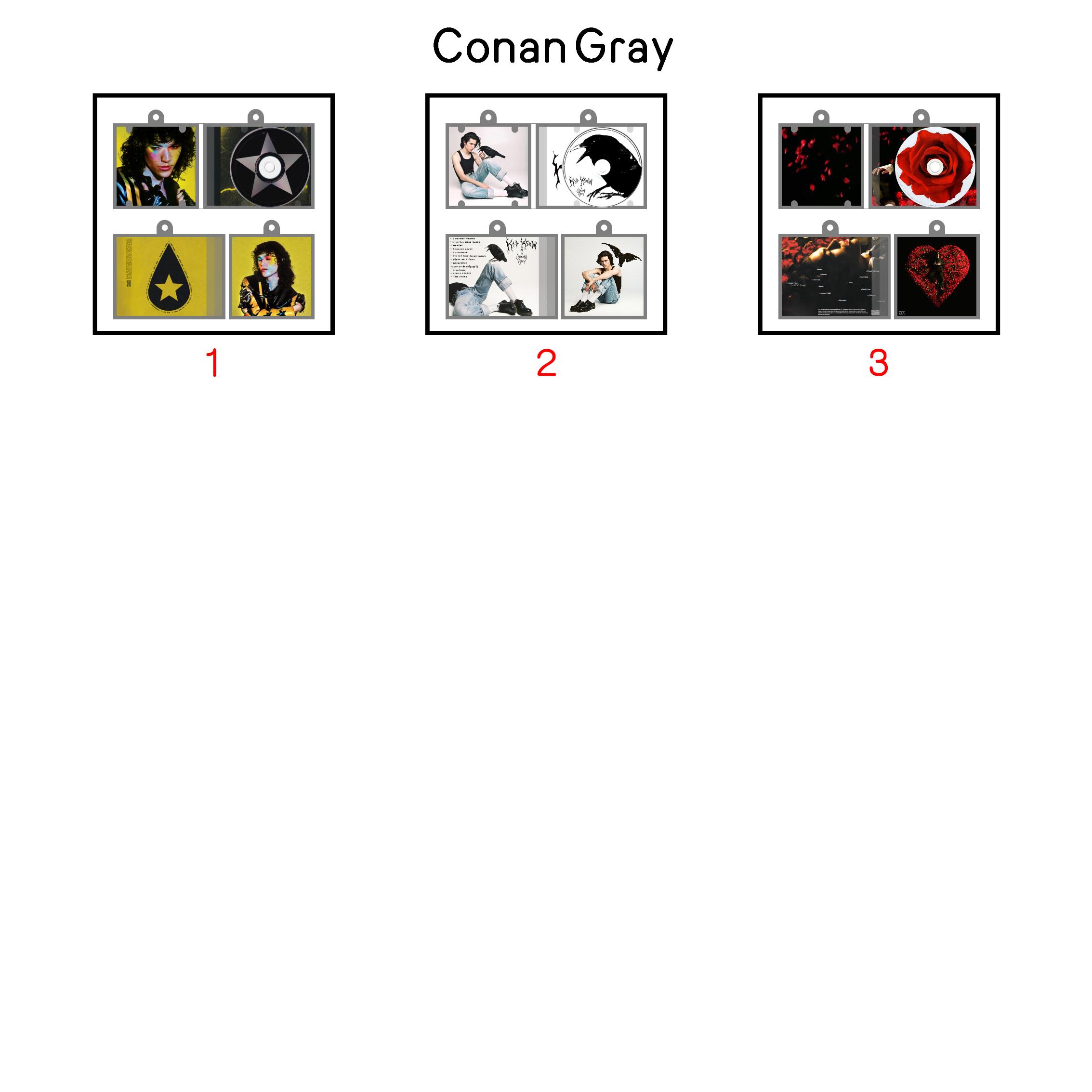 Conan Gray Mini NFC Album Keychain CD Music Keychain Pendant Customized Mini 