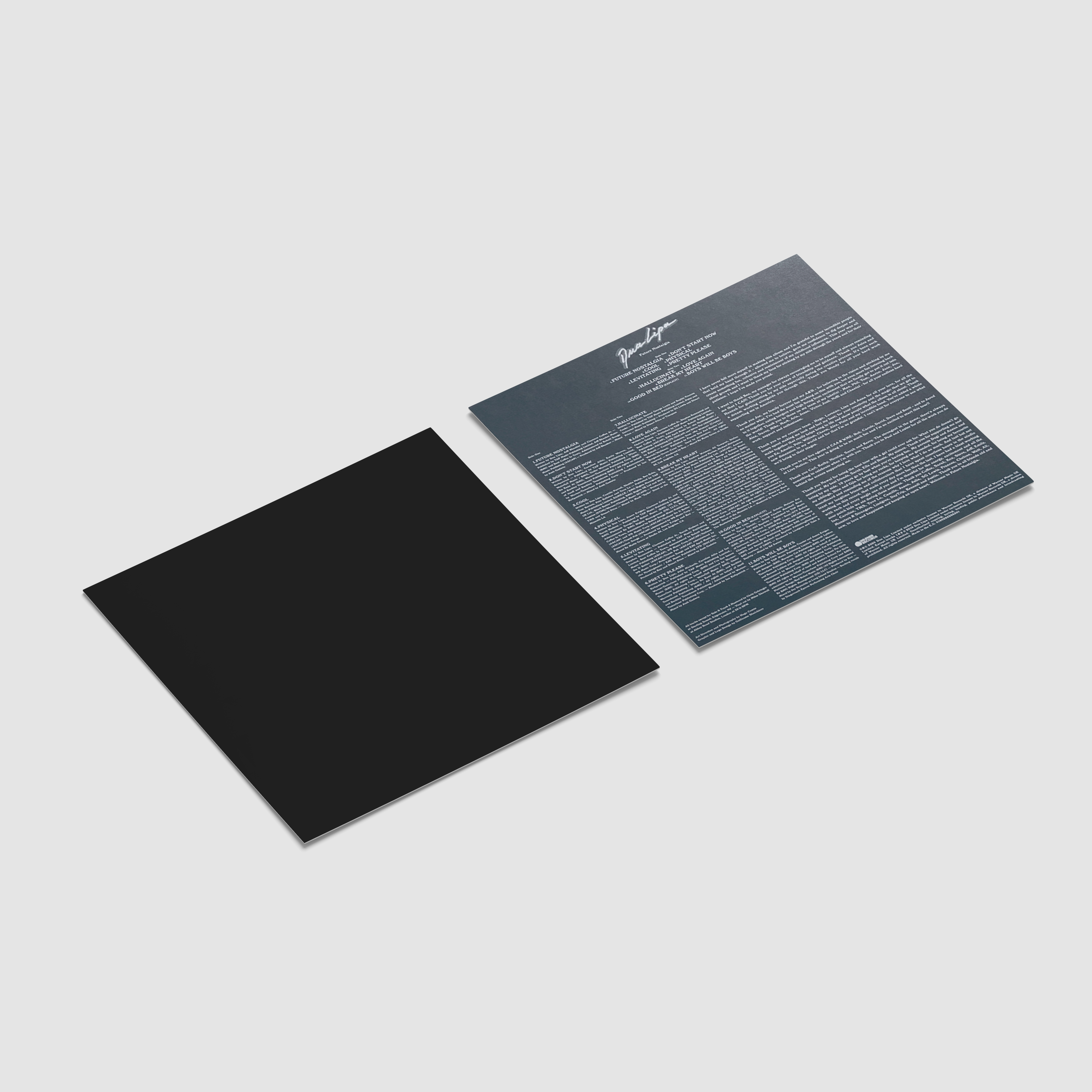 [Future Nostalgia] Dua Lipa Handmade Mini Vinyl Album Set All Albums Customised Gift 