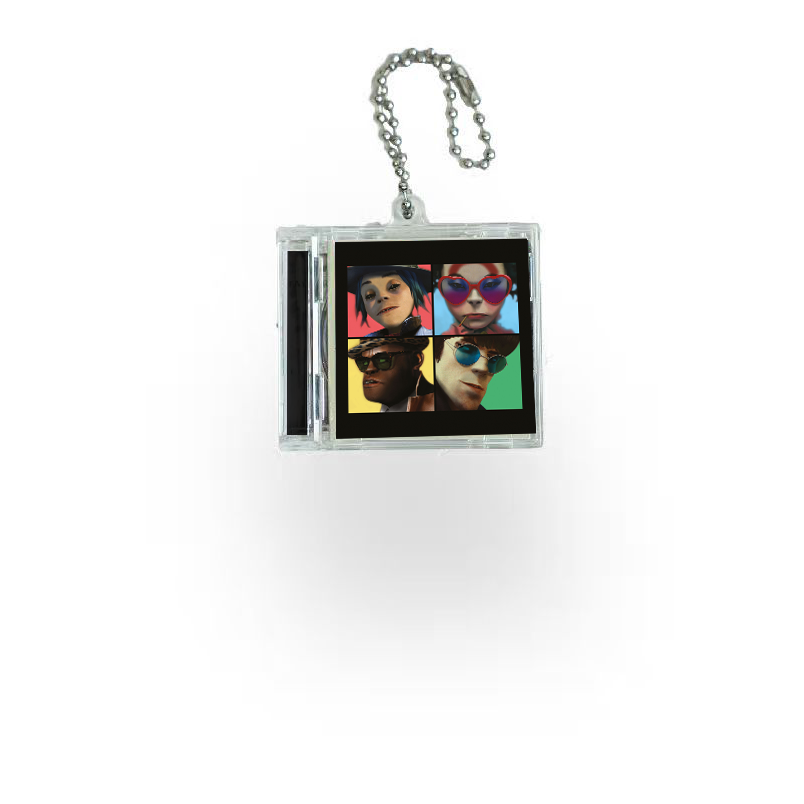 Gorillaz Mini NFC Album Keychain CD Music Keychain Pendant Customized Mini Vinyl 