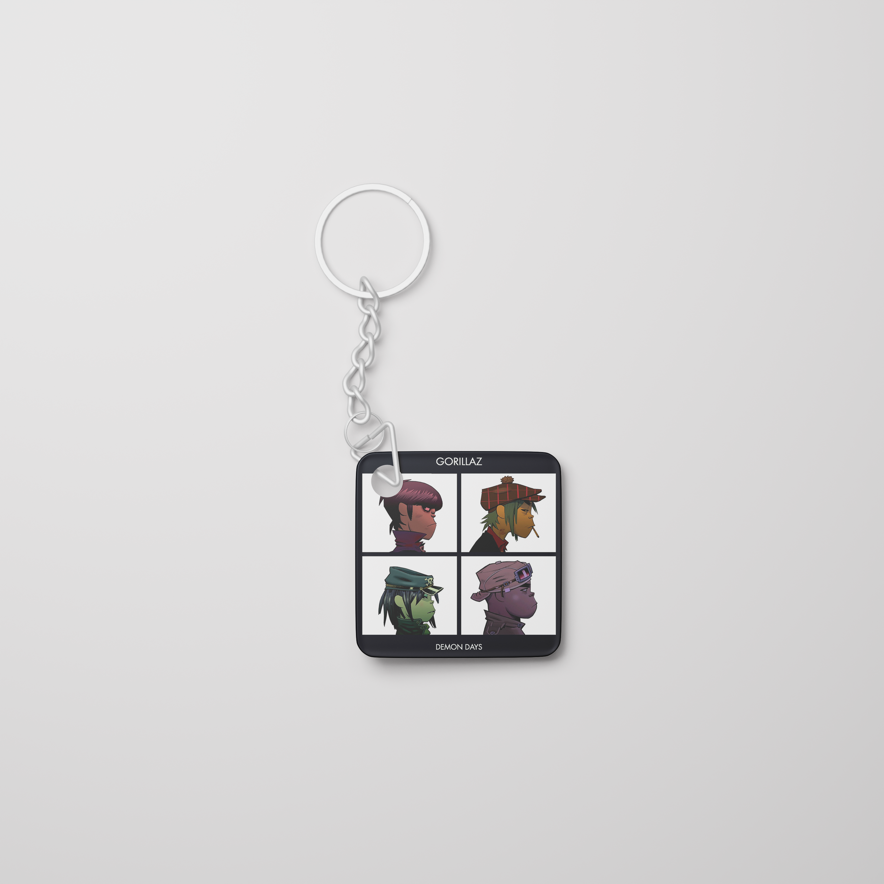 Gorillaz Album Mini Keychain Peripheral Accessories