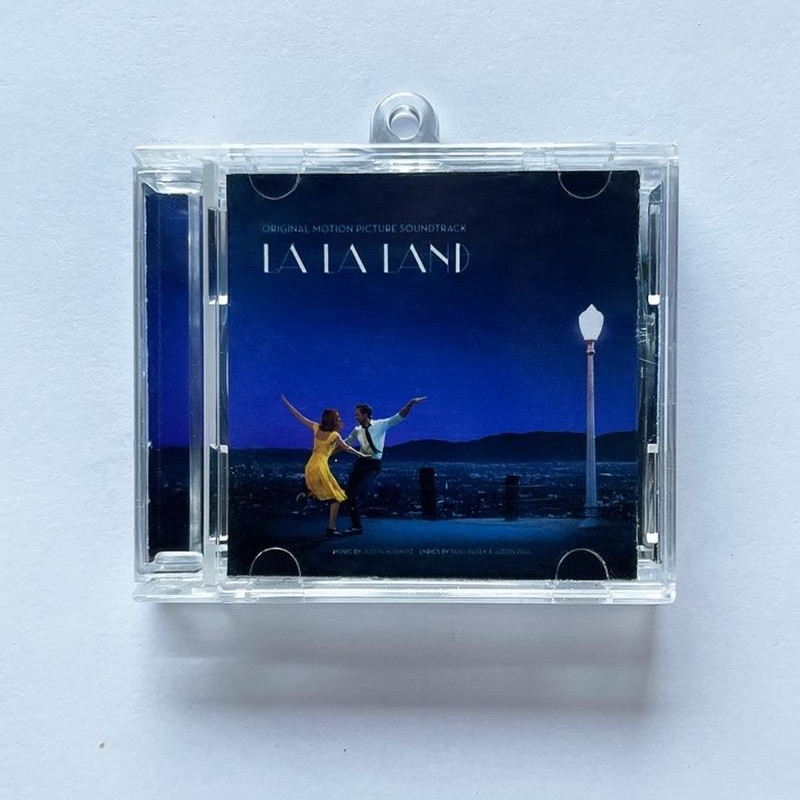 LaLaLand Mini NFC Album Keychain CD Music Keychain Pendant Customized Mini Vinyl Handmade Album