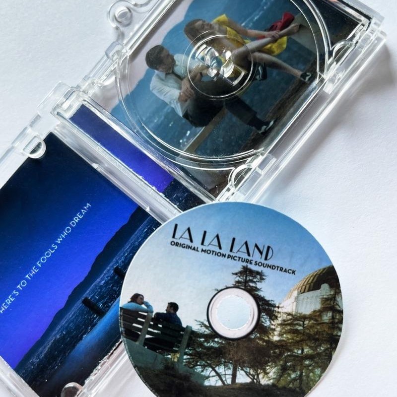 LaLaLand Mini NFC Album Keychain CD Music Keychain Pendant Customized Mini Vinyl Handmade Album