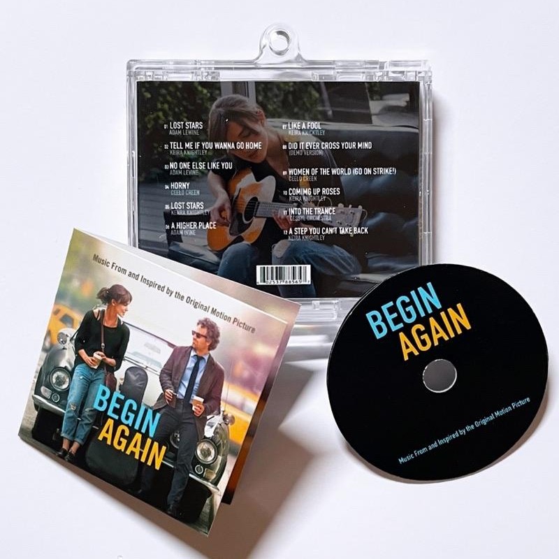Begin Again Mini NFC Album Keychain CD Music Keychain Pendant Customized Mini Vinyl Handmade Album