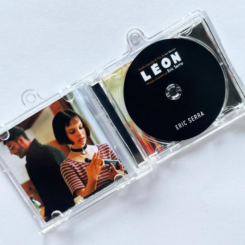 Leon Mini NFC Album Keychain CD Music Keychain Pendant Customized Mini Vinyl Handmade Album