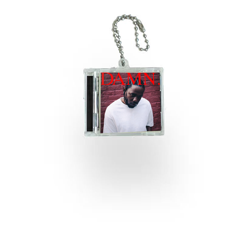 Kendrick Lamar Mini NFC Album Keychain CD Music Keychain Pendant Customized Mini Vinyl 