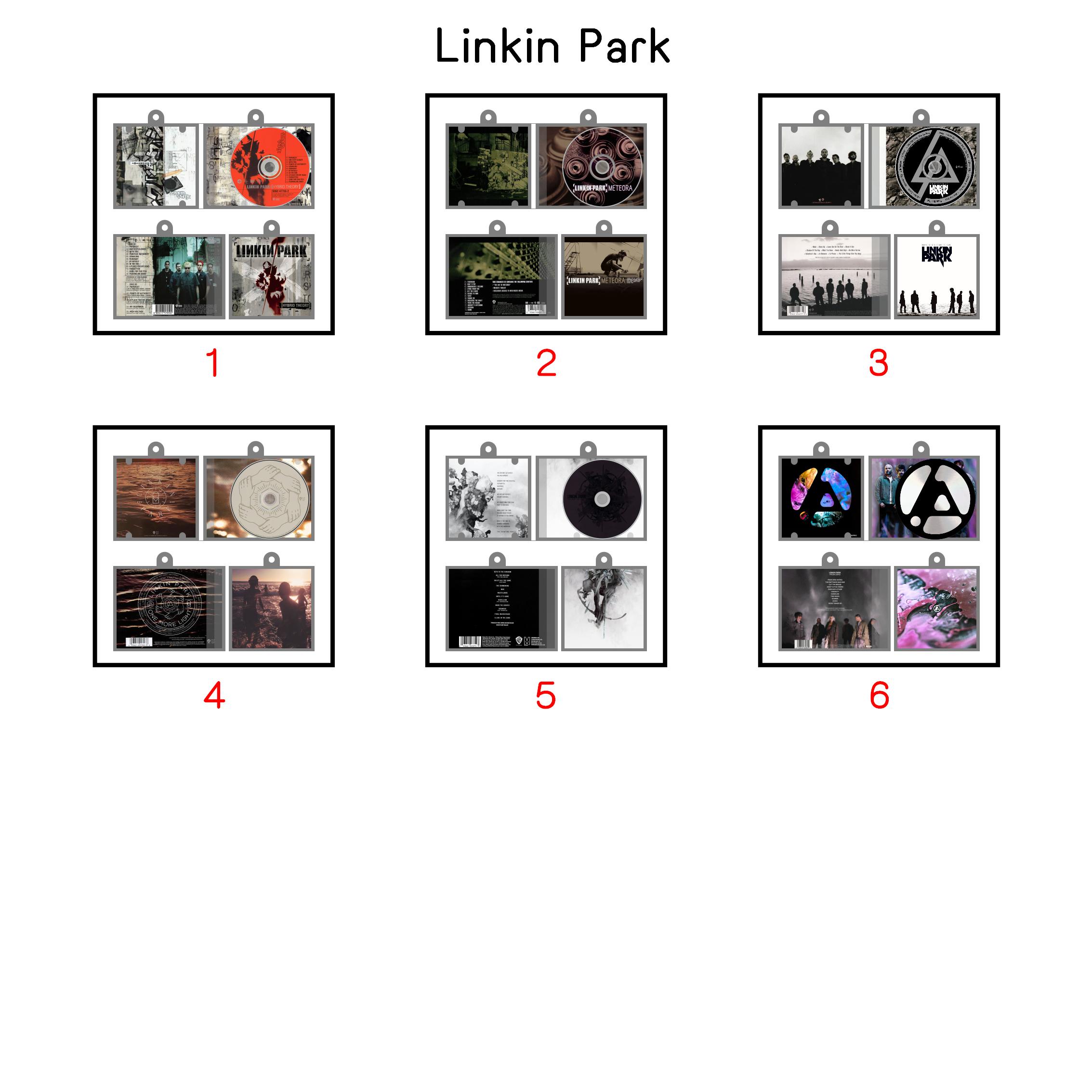 Linkin Park Mini Vinyl NFC Album Keychain CD Music Keychain Pendant Customized