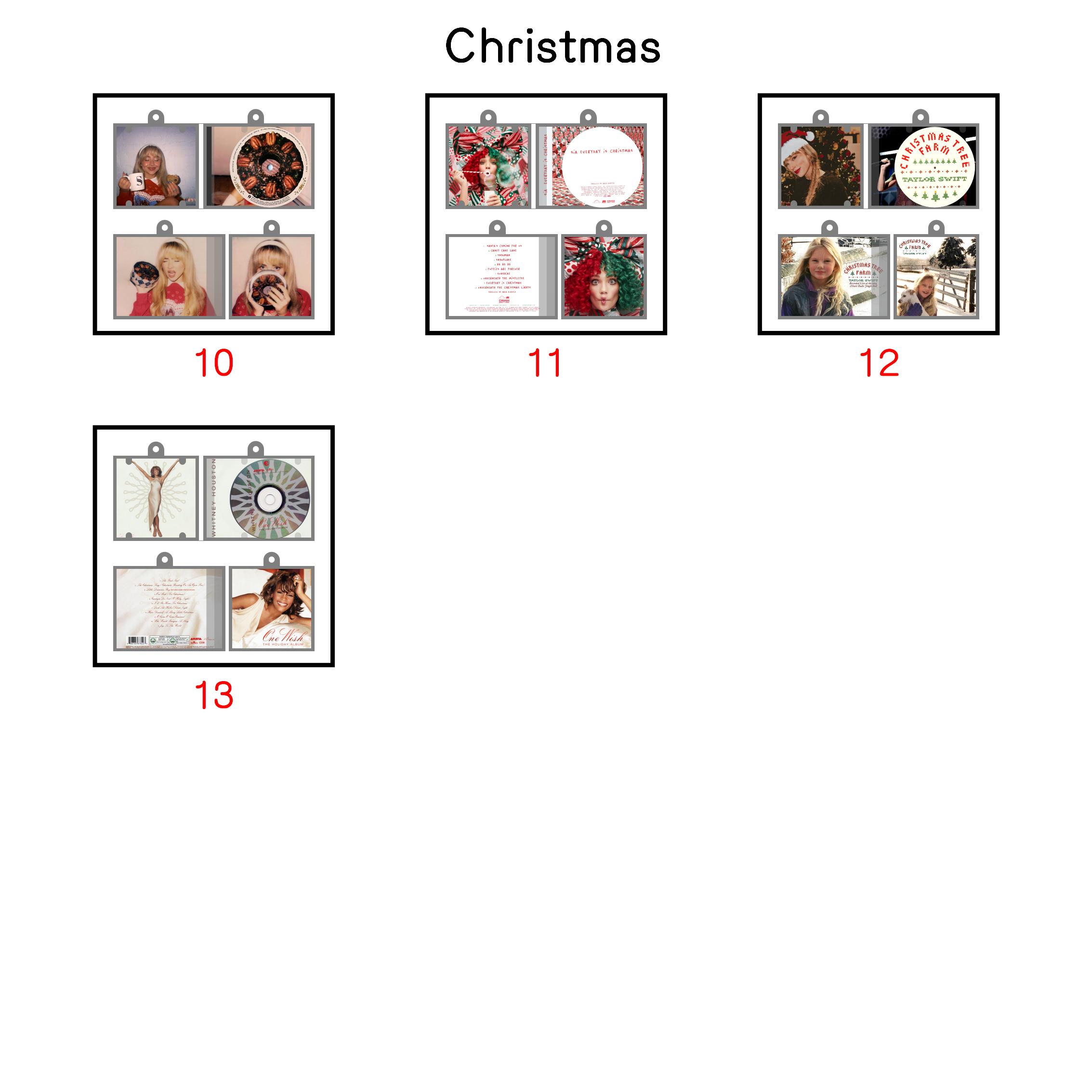 Christmas Mini NFC Album Keychain CD Music Keychain Pendant Customized Mini Vinyl Album 