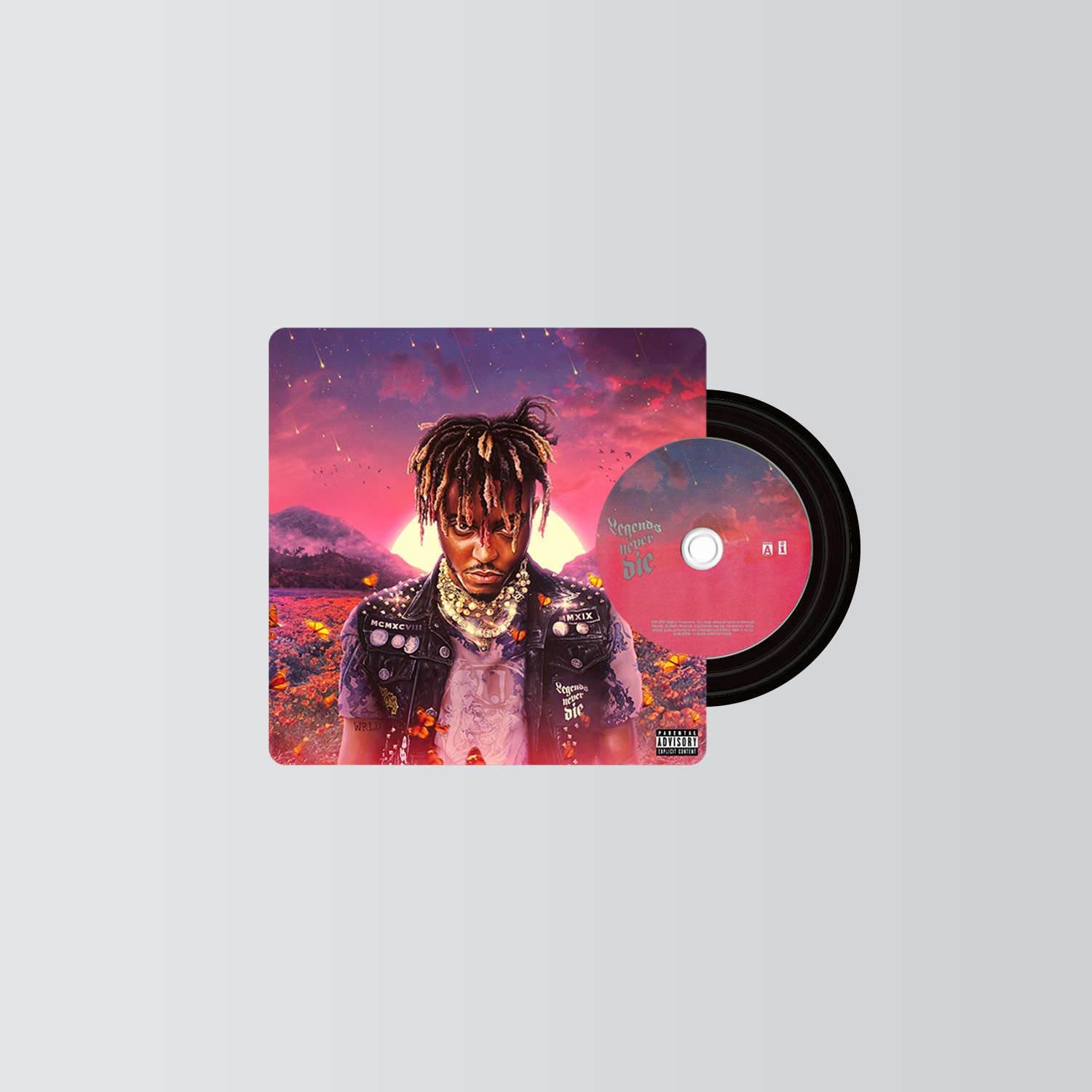 Juice WRLD Mini CD Player  Keychain CD Music Keychain Pendant Customized 