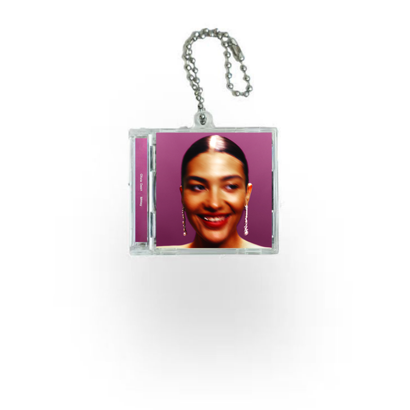 Olivia Dean Mini NFC Album Keychain CD Music Keychain Pendant Customized Mini 