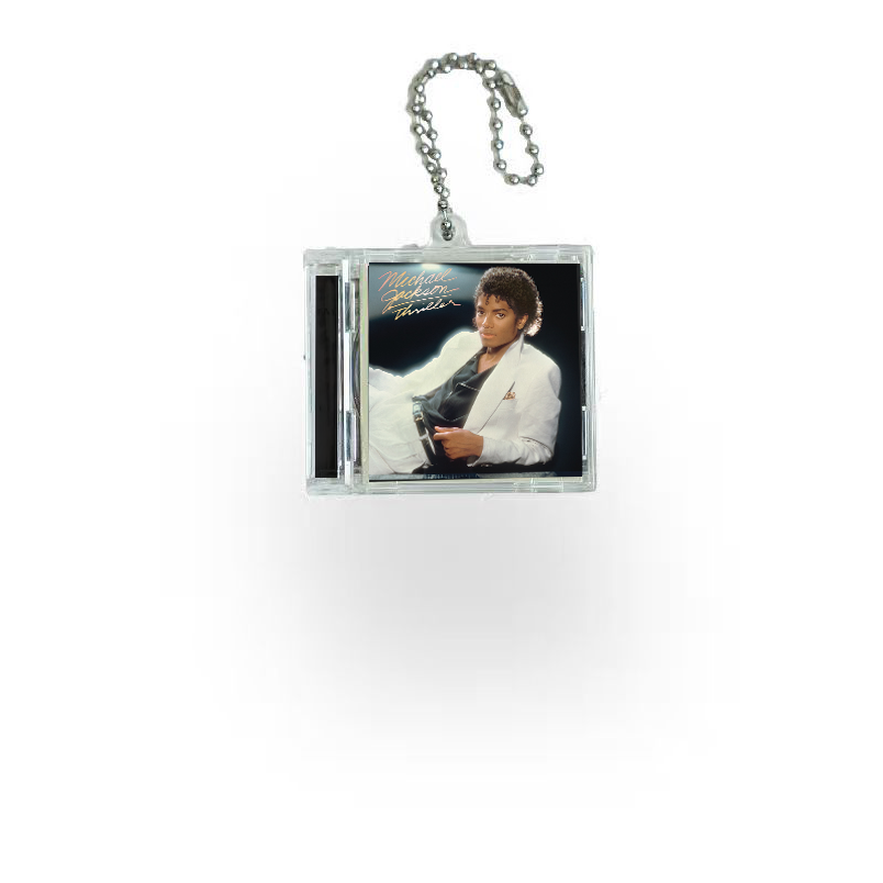 Michael Jackson Mini Vinyl NFC Album Keychain CD Music Keychain Pendant Customized Vinyl 