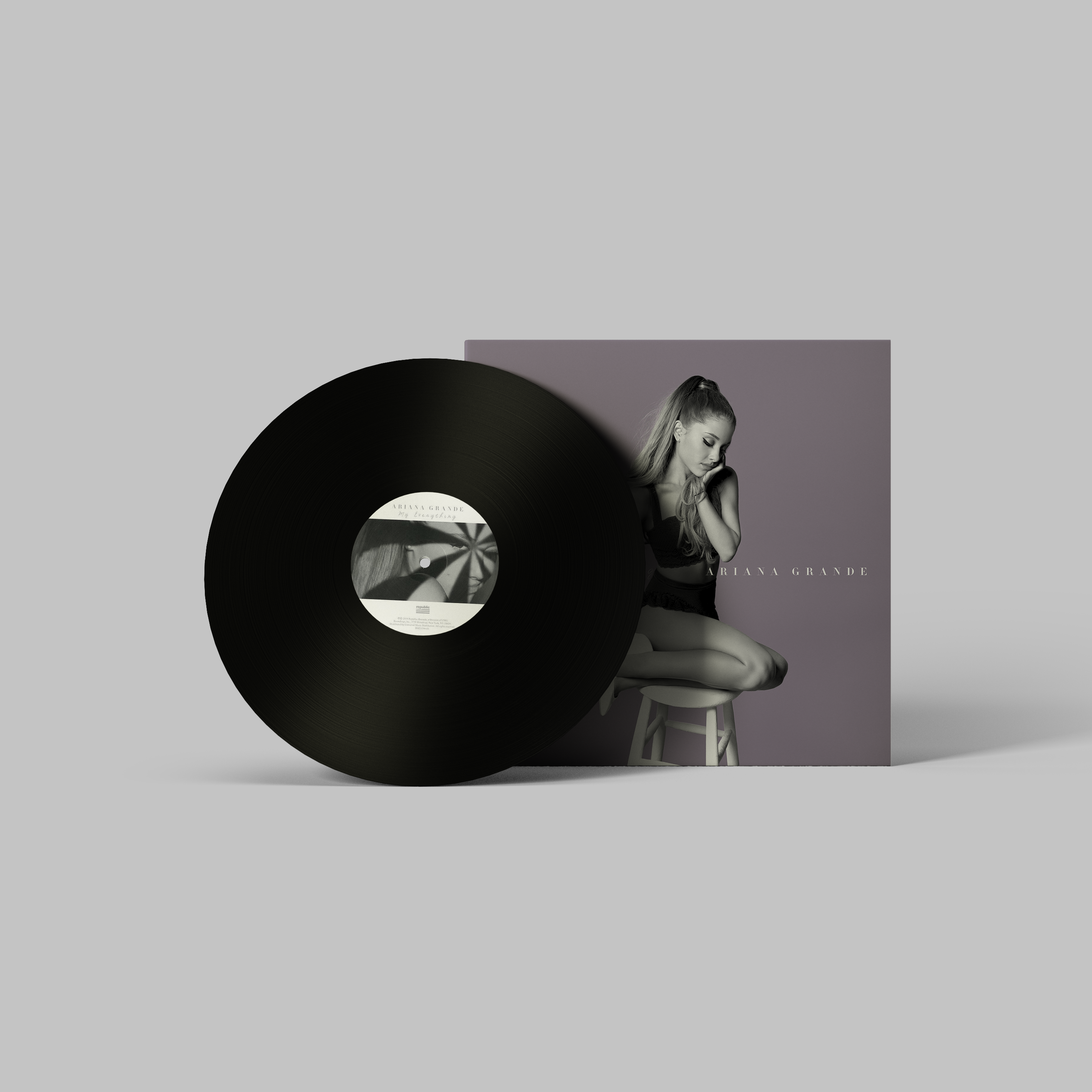 Ariana Grande Handmade Mini Vinyl Album Set All Albums Customised Gift 