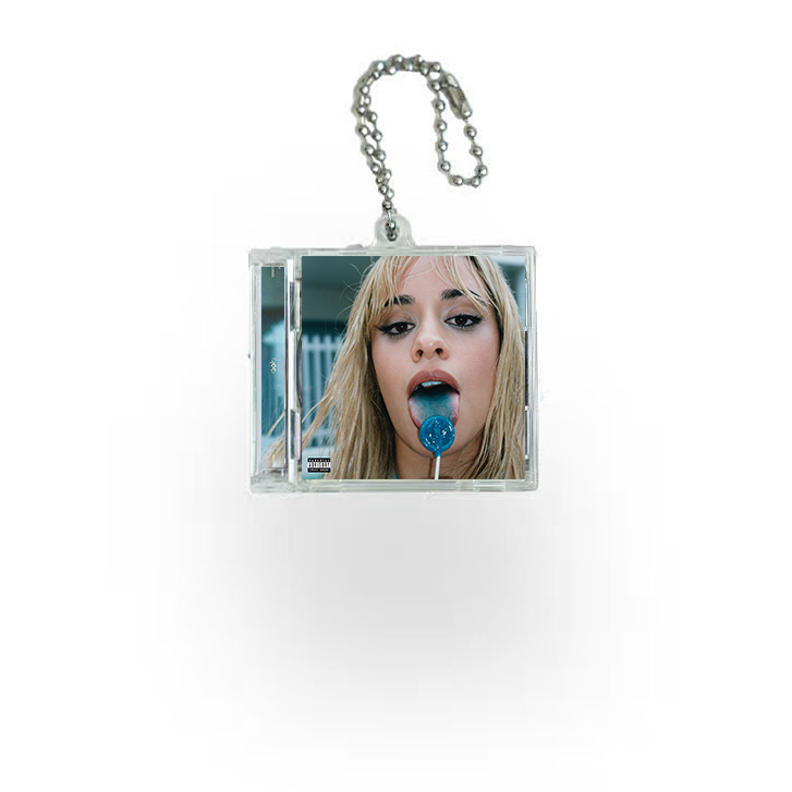 Camila Cabello Mini NFC Album Keychain CD Music Keychain Pendant Customized Mini Vinyl Album 