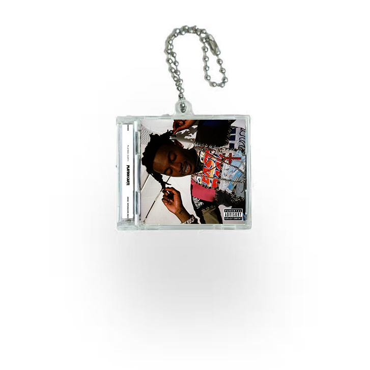 Playboi Carti  Mini NFC Album Keychain CD Music Keychain Pendant Customized Mini Vinyl Album 