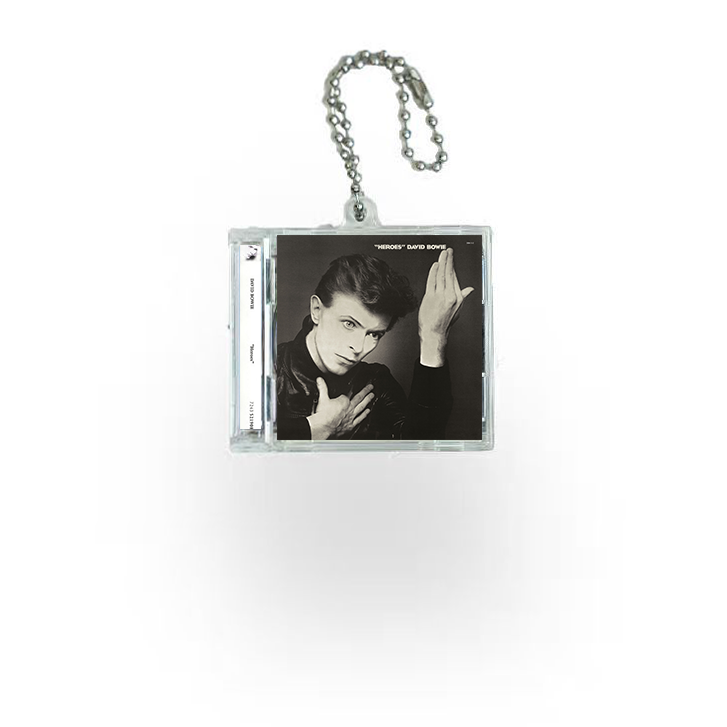 David Bowie Mini NFC Album Keychain CD Music Keychain Pendant Customized Mini Vinyl Album 