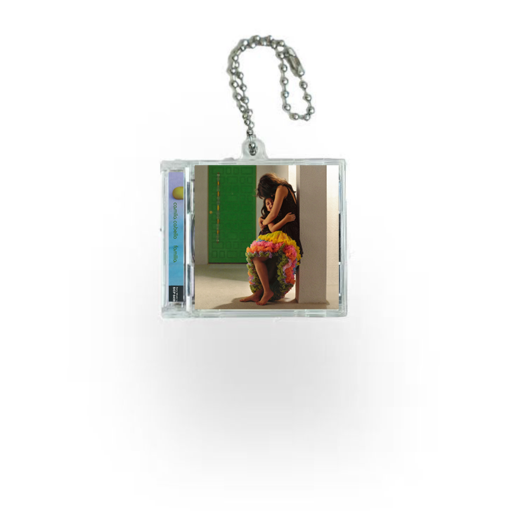 Camila Cabello Mini NFC Album Keychain CD Music Keychain Pendant Customized Mini Vinyl Album 