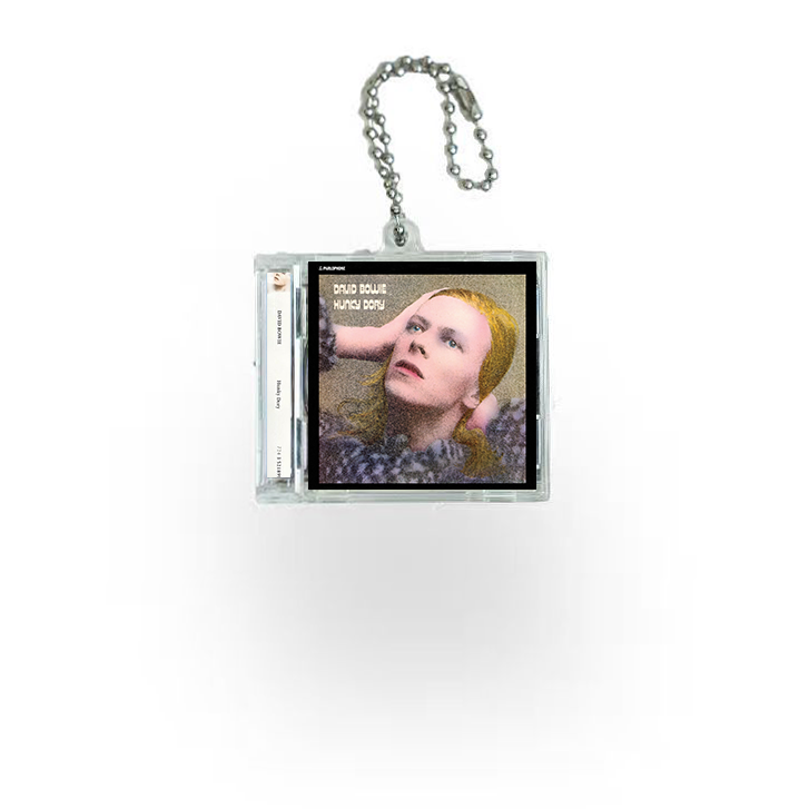David Bowie Mini NFC Album Keychain CD Music Keychain Pendant Customized Mini Vinyl Album 