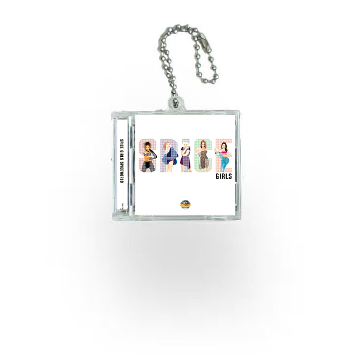 Spice Girls Mini NFC Album Keychain CD Music Keychain Pendant Customized Mini Vinyl Album 