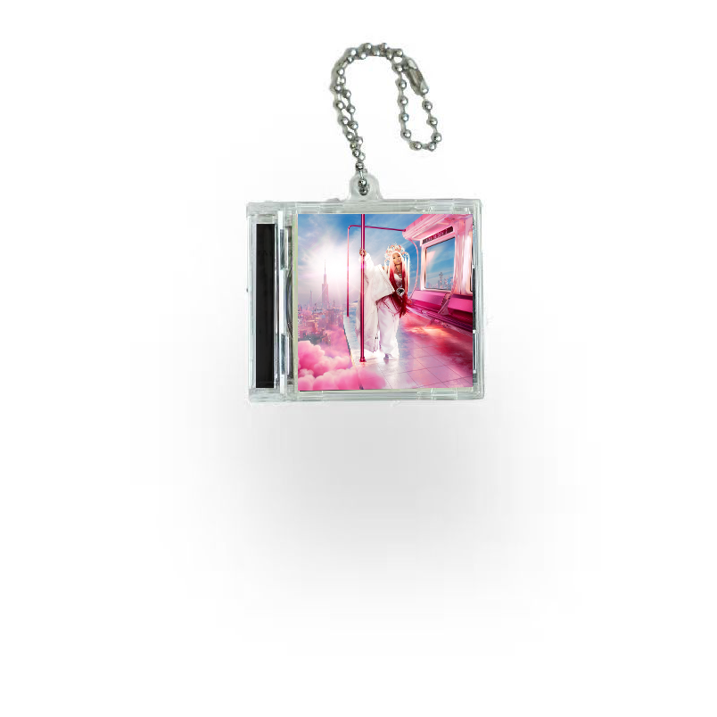 Nicki Minaj Mini Vinyl NFC Album Keychain CD Music Keychain Pendant Customized