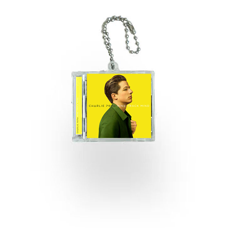 Charlie Puth Mini NFC Album Keychain CD Music Keychain Pendant Customized Mini Vinyl Album 