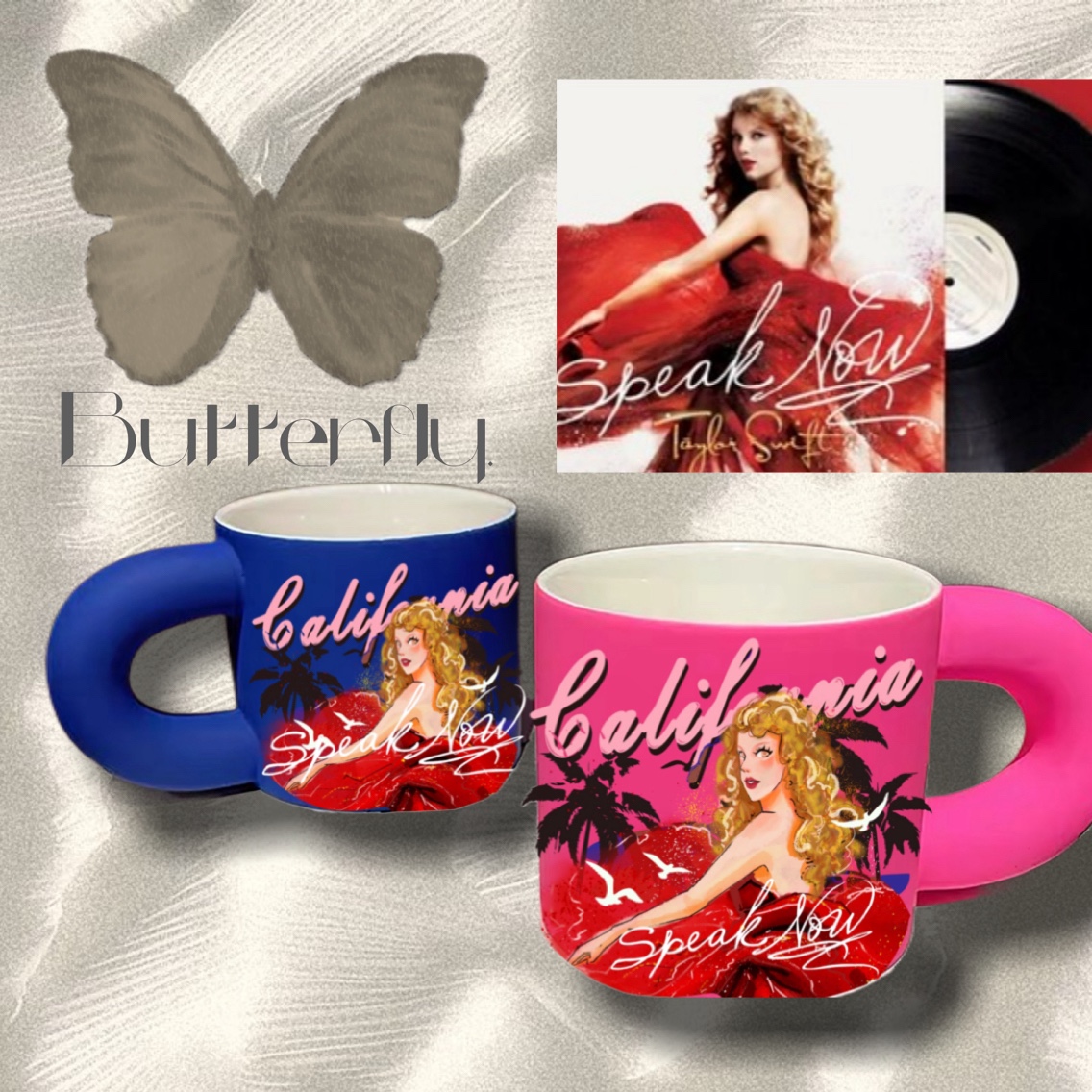 Taylor Swift Speak Now Peripheral Mugs Coffee Cup Collectible