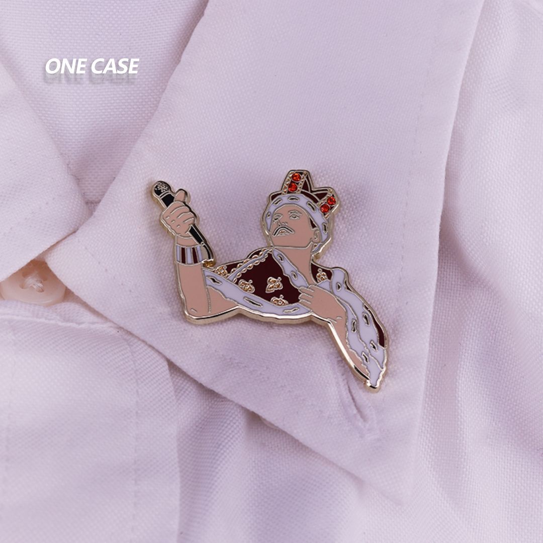 Rock Musician Band Brooch The Beatles/Queen/Guns N' Roses/Nirvana...Badge Pin-ONECASE.STUDIO