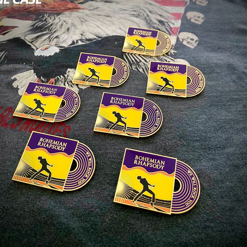 Queen Band Rock Musician Band Retro Brooch Queen Badge Pin-ONECASE.STUDIO