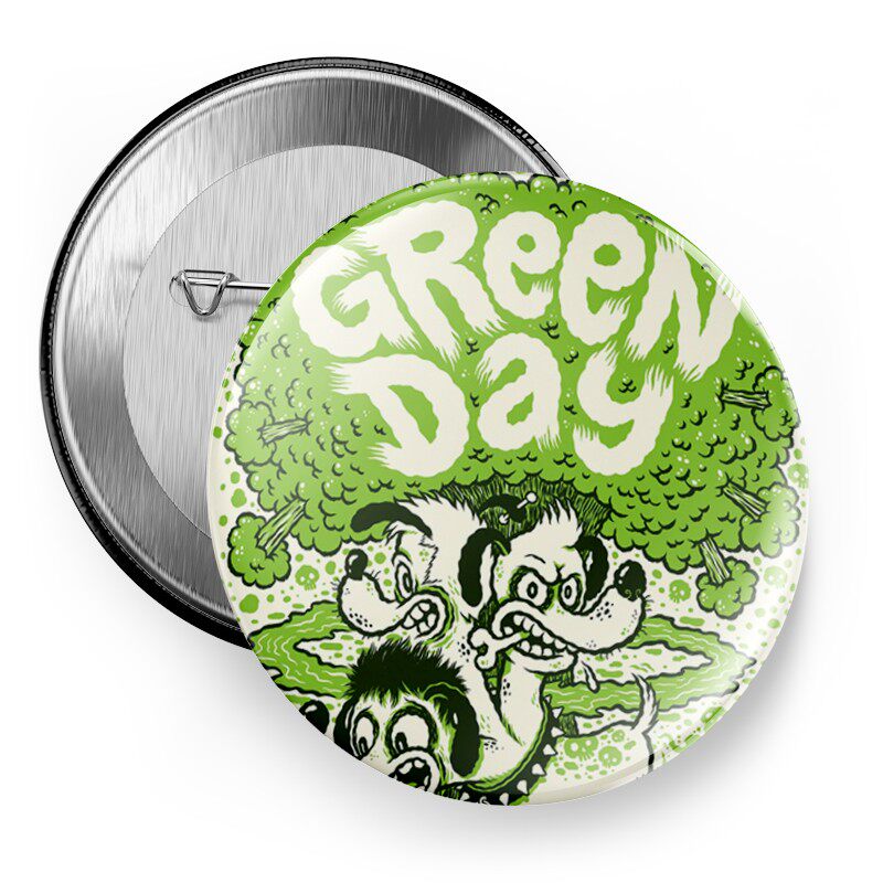 Green Day Badge Decoration Pin