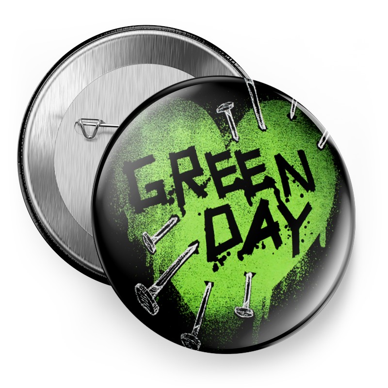 Green Day Badge Decoration Pin