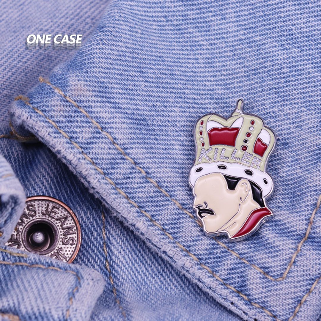 Rock Musician Band Brooch The Beatles/Queen/Guns N' Roses/Nirvana...Badge Pin-ONECASE.STUDIO