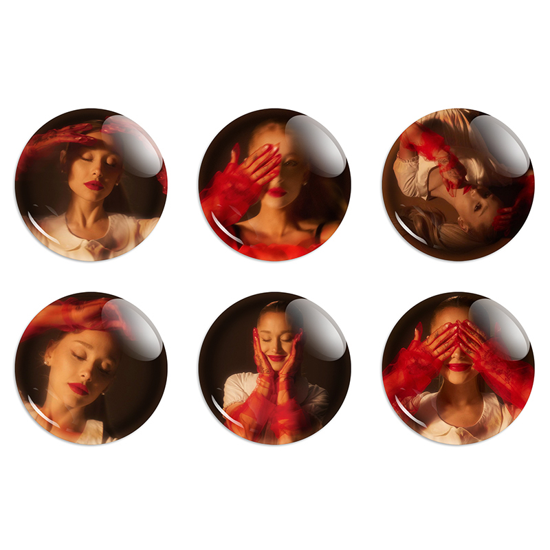 Ariana Grande Brooch Retro Badge Pin Set of 6