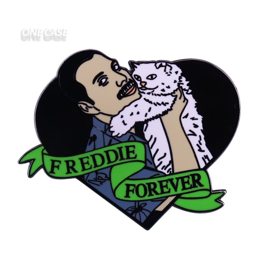 Rock Musician Band Brooch The Beatles/Queen/Guns N' Roses/Nirvana...Badge Pin-ONECASE.STUDIO