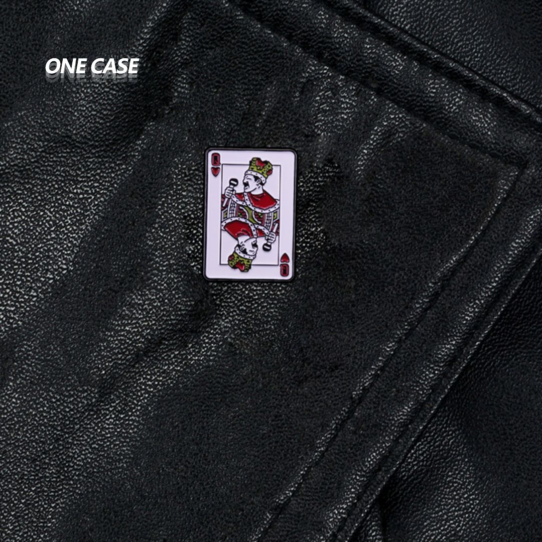 Queen Band Rock Musician Band Retro Brooch Queen Badge Pin-ONECASE.STUDIO