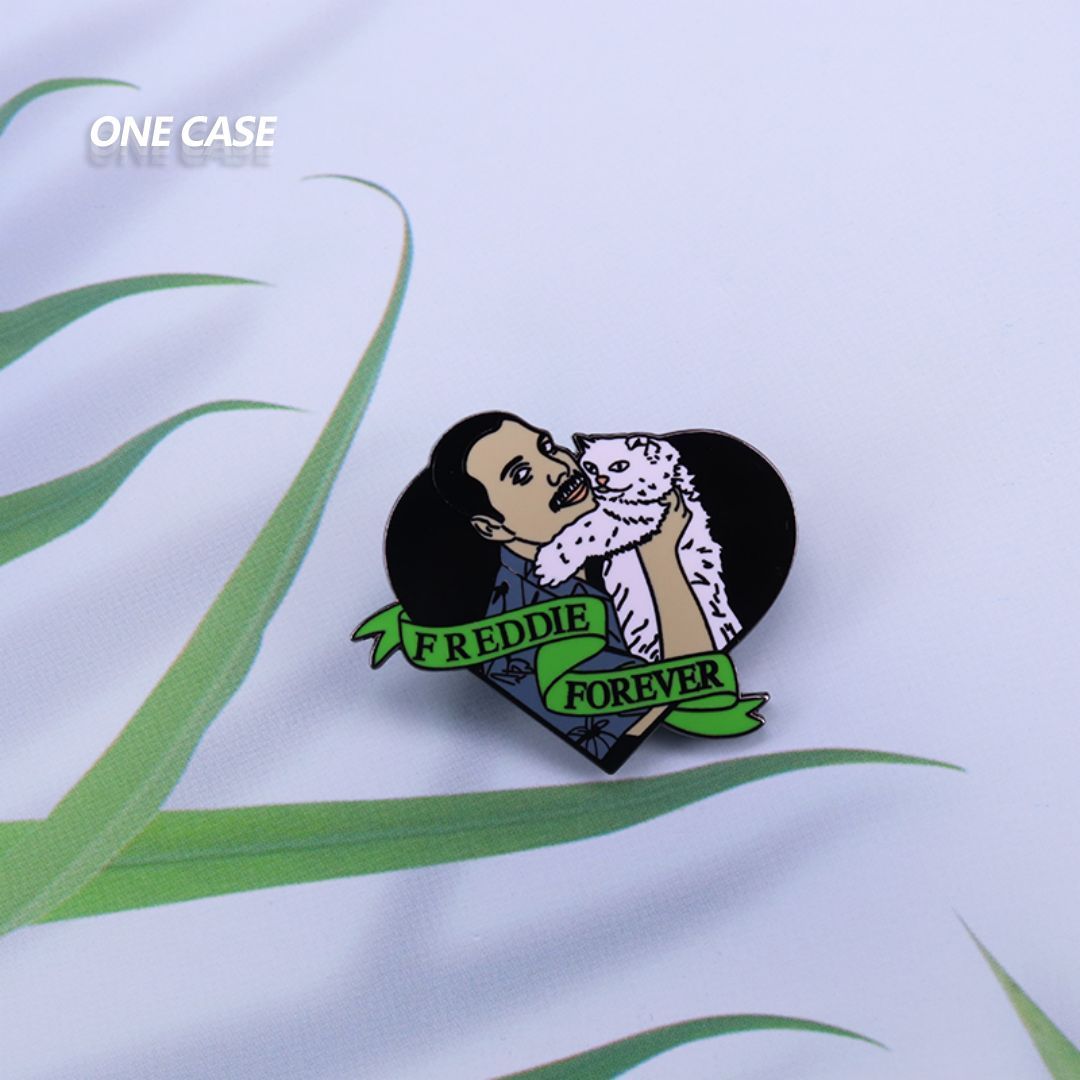 Rock Musician Band Brooch The Beatles/Queen/Guns N' Roses/Nirvana...Badge Pin-ONECASE.STUDIO