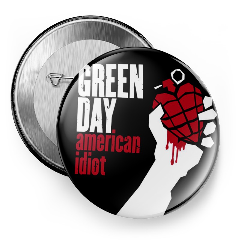 Green Day Badge Decoration Pin