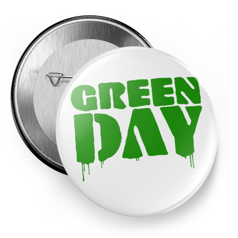 Green Day Badge Decoration Pin