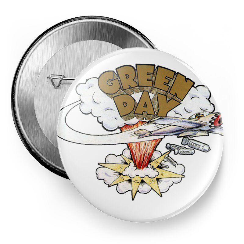 Green Day Badge Decoration Pin