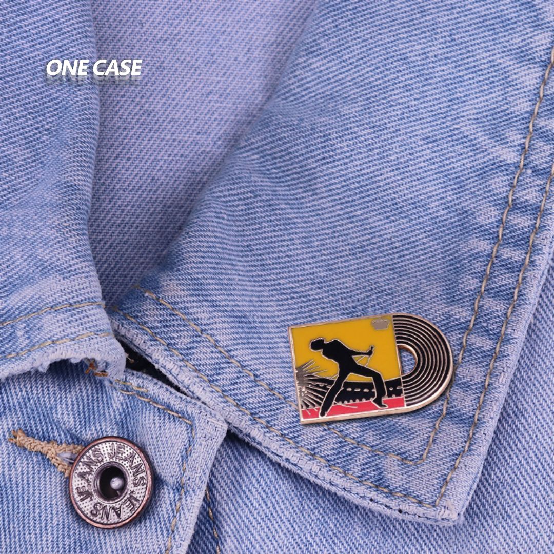 Rock Musician Band Brooch The Beatles/Queen/Guns N' Roses/Nirvana...Badge Pin-ONECASE.STUDIO