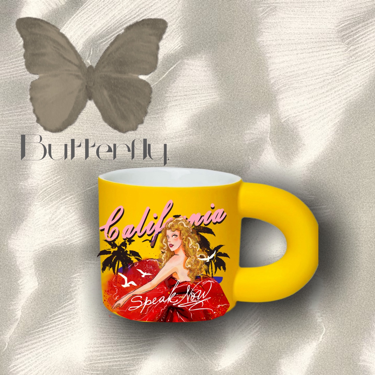 Taylor Swift Speak Now Peripheral Mugs Coffee Cup Collectible