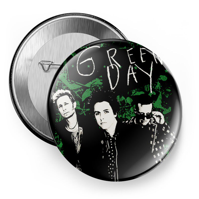 Green Day Badge Decoration Pin