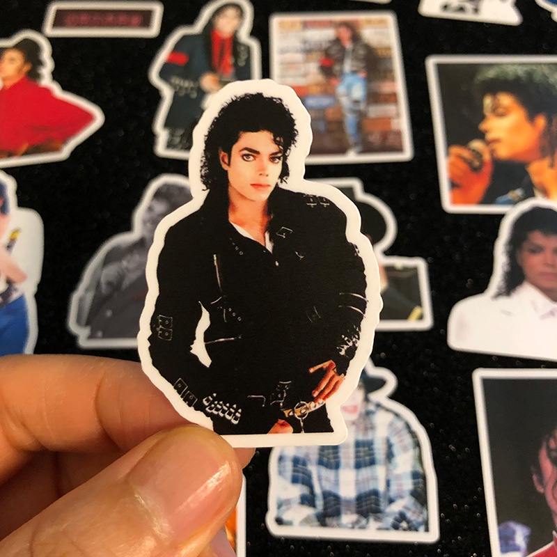 Micheal Jackson Sticker Rap Album Retro Waterproof Decorative Sticker Phone Sticker 