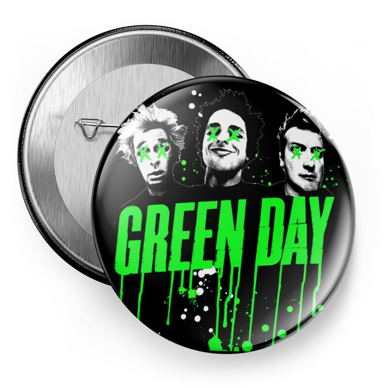 Green Day Badge Decoration Pin